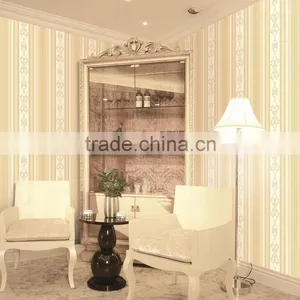 Luxury Striped Wallpaper With Eco-friendly Material thumbnail-1