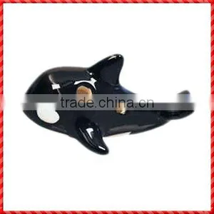 Exquisite Designed Custom Dolphin Shape Ceramic Ocarina thumbnail-1