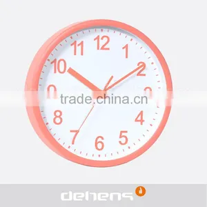 DEHENG 8inch Cheap and Hot Selling Plastic Wall Clock thumbnail-6
