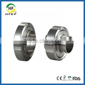 HF6B00165 DN65 2.5 Inch Stainless Steel 316 Pipe Fitting DIN IDF SMS Union thumbnail-1