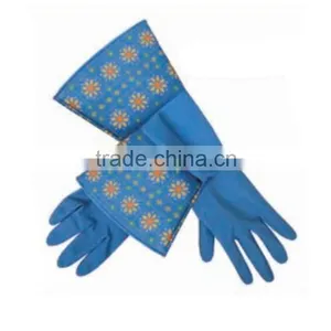 Whole Sale Elbow Length Household Kitchen Latex Gloves thumbnail-2