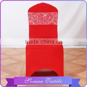 2016 Newest Organza Base Embroidery Chiffon Chair Sash Wholesale in China thumbnail-3