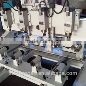 Wood Carpentry Machines With 4 Spindle and 4 Rotaries do 3d Cutting Work thumbnail-2
