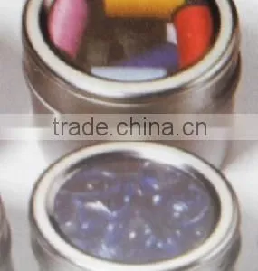 Pepper and Salt Spice Shaker Tin Jars With Magnetic on the Bottom thumbnail-3