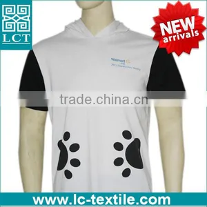 2016 New Arrival t Shirt With Hood for Staff Employee Uniform thumbnail-1