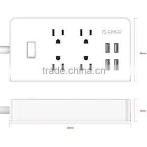 USB Surge Protector 4AC With 4 USB Power Socket thumbnail-2