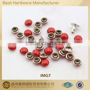 Painted Dome Rivet for Apparel Bag Shoe, Various Fashion Designs Customized thumbnail-1