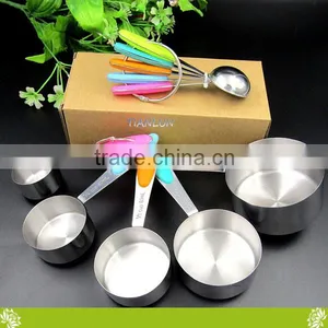 5pcs Wholesale Measuring Spoon for Cooking Tools, Colorful Stainless Steel Measuring Spoon Sets,Factory Supply SS Stirring Spoon thumbnail-6