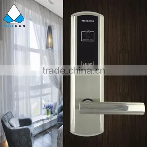 Pure Stainless Steel Hotel Lock With RF Smart Card H-621 thumbnail-1