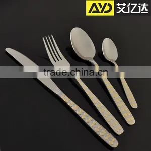 Turkish Dinnerware Stainless Steel Royalty Line Cutlery Set thumbnail-1