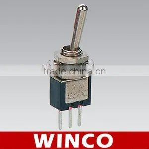 SMTS-102 ON-ON SPDT 3a 125vac Toggle Switch thumbnail-1