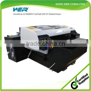 Top Selling A2 Size 8 Color 5760 * 2880 Dpi WER-D4880UV Small uv Printer thumbnail-1