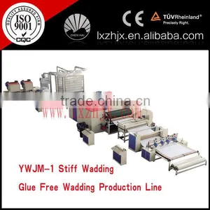 Hot Sale Nonwoven Glue Free Wadding and Stiff Wadding Line thumbnail-1