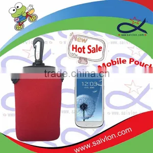Hot Sale Neoprene Mobile Phone Pouch With Hanger thumbnail-1