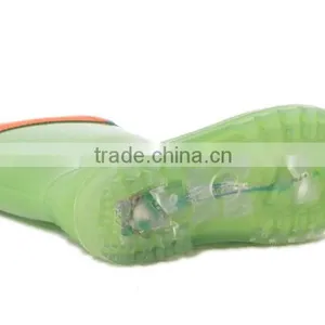 Hot Sell Green Color Cheap Kids Clear Pvc Rain Boots thumbnail-5