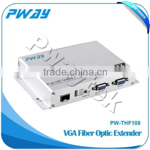 1080P Long Range 10km VGA to Fiber Optic Extender With Audio thumbnail-2