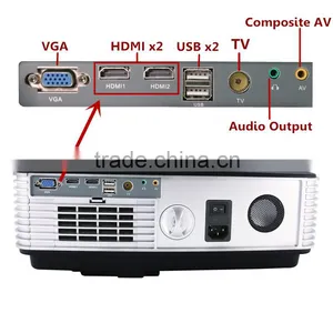 Multimedia Projector 4000 Lumen Home Cinema Projector thumbnail-4