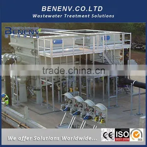 10m3/h Wastewater Flow Rate Capacity Treatment Equipment Slaughter Wastewater Treatment - DAF Dissolved Air Flotation thumbnail-1