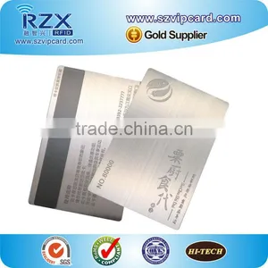 Promotional Stainless Steel Metal Business Card With Magnetic Stripe thumbnail-1