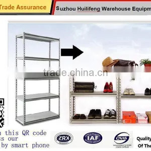 Modular Boltless Steel Rivet Rack Shelving For Home With Keyhole Slots thumbnail-1