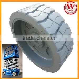 31x5x7 33x6x8 31x6x10 33x6x11 15x5 16x5 Scissor Lift Tires For JLG Genie Skyjack thumbnail-1
