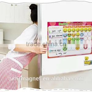Magnet Chores Chart Weekly Calendar Custom Design Kids Dry Erase Board PET Film thumbnail-3