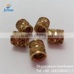 Brass Knurled Nut Heat Ultrasonic Inserts Straight Hole Series thumbnail-6