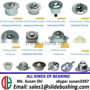 Caster Wheel Hollow Ball Bearing Roller Coaster Kugelrollen Ball Unit Conveyor Transfer thumbnail-3
