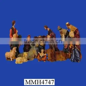 Novelty Handmade Resin Christmas Decorations Nativity Sets thumbnail-1