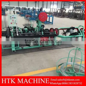 HTK Factory High Speed Automatic Barbed Wire Mesh Making Machine thumbnail-1