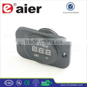 Marine Waterproof 12V-24V Car Cigarette Lighter Voltmeter Power Outlet Socket thumbnail-1