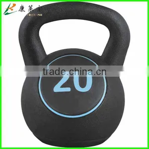 Sand and Concrete Filled Vinyl Kettle Bell Set thumbnail-1