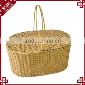 S.D Handmade Durable High Quality Oval Shaped Handing Gift Basket thumbnail-2