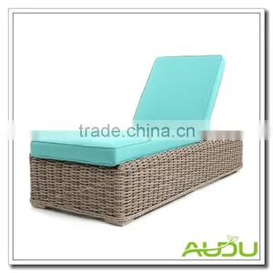 Audu Seattel Wicker Outdoor Sun Lounger thumbnail-1