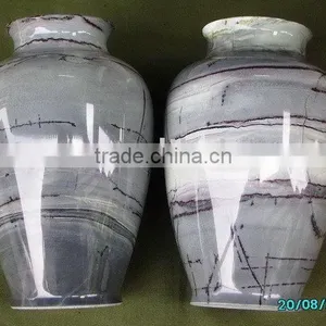 Grey Marble Vase thumbnail-1