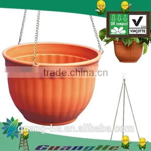 Biodegradable Eco-friendly Plastic Flower Pot thumbnail-1