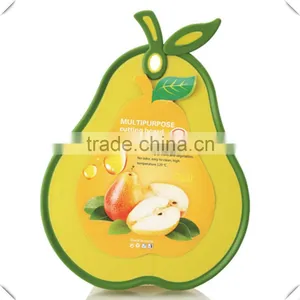 New Design Food Grade Pear Shape pp Plastic Cutting Board With Competitive Price for Sale thumbnail-1