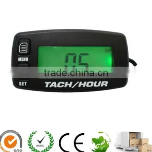 Digital Tach Hour Meter Waterproof Large LCD Backlight for Gas Engine thumbnail-1