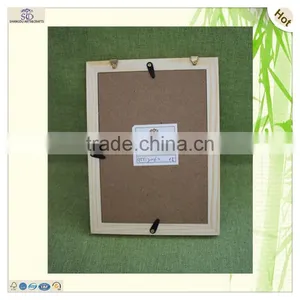 Wholesale Unfinished Paper Picture Art Craft Silk Screen Printing Wood Frame thumbnail-2