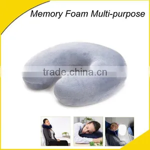 NEW Travel Neck Pillow Memory Foam Navy Plane Car Neck Pillows thumbnail-1