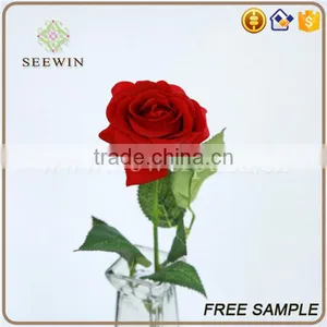 Bright-colored Rose Artificial Flowers Long Stem thumbnail-1