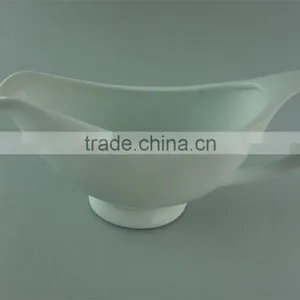 Ceramic Dinnerware Type Gravy Boat,cheap Ceramic Gravy Boat,plain White Ceramic Gravy Boat thumbnail-2