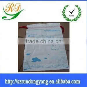 CPE Drawstring Packaging Bags for Clothes thumbnail-1