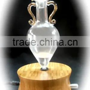 Elegant Wooden and Glass LED Aroma Diffuser Nebulization Essential Oil Diffuser thumbnail-1