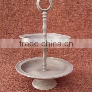 High Quality Metal Cake Stand,2 Tier Cake Stand,White Cake Stand thumbnail-1