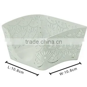 Arc-shaped Metal Punched Desktop Note Paper Holder thumbnail-5