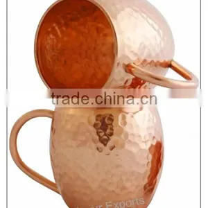 Moscow Mule Copper Mug With Copper Handle thumbnail-1