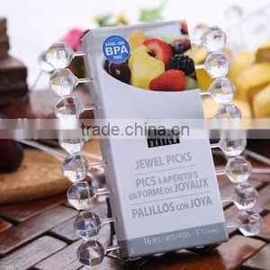 Wholesale Plastic PS Hight Quality Eco-friendly Dessert Cake Fruit Fork thumbnail-1