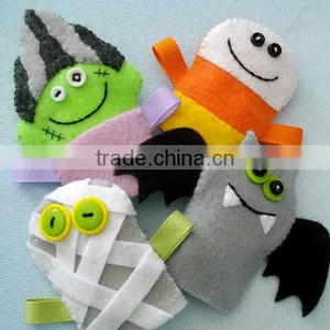 2017 Best Selling New Product Decorative Custom Handmade Fabric Felt Fashion Innovative Finger Puppet Made in China thumbnail-1