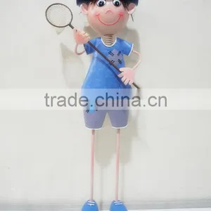 Hot Sale Fatastic Decor Home and Garden Metal Doll With Stick thumbnail-1